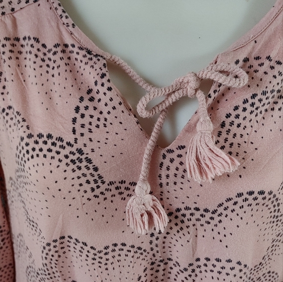 Boden pink peasant style top size 4 - Picture 2 of 5